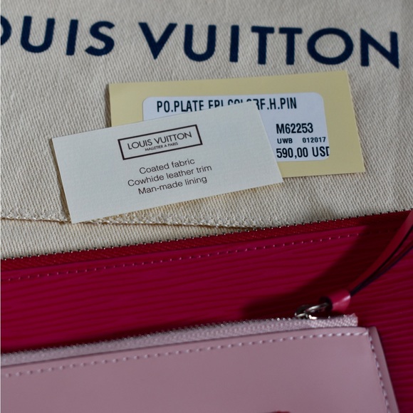 LOUIS VUITTON PINK EPI POUCHETTE - Picture 4 of 4